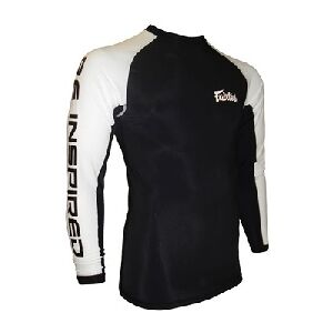 Fairtex rashguard RG1 Musta-Valkoinen