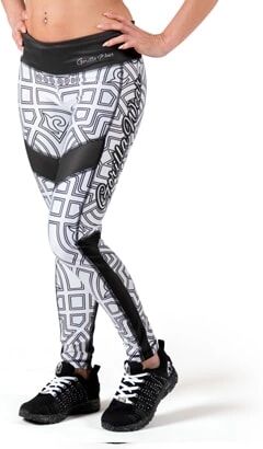 Gorilla Wear Pueblo Tights Black/white, S