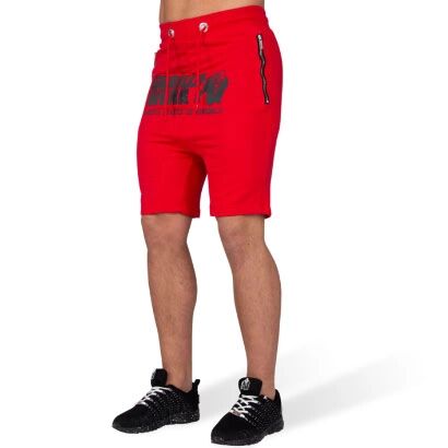 Gorilla Wear Alabama Drop Crotch Shorts, Red, S