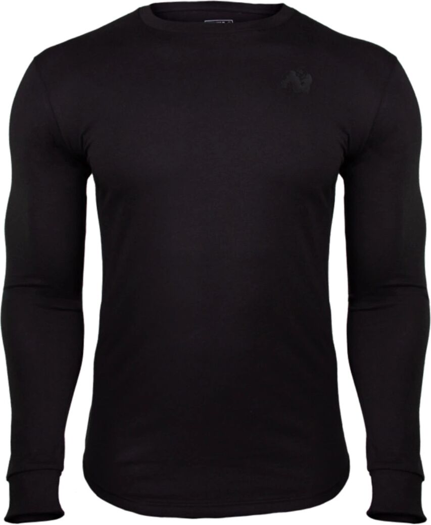 Gorilla Wear Williams Longsleeve, Black, Xxxxxl