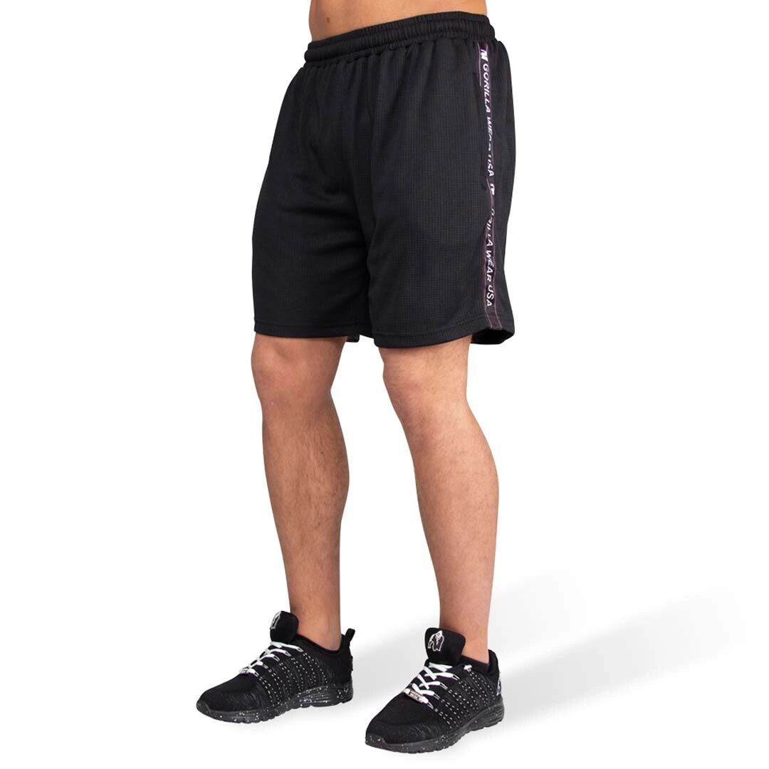 Gorilla Wear Reydon Mesh Shorts, Black, L