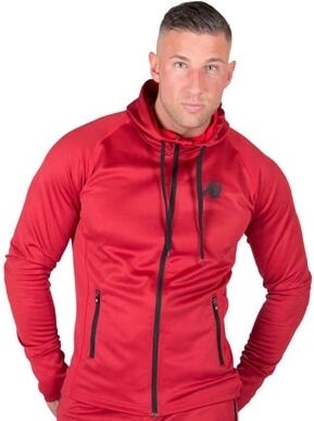 Gorilla Wear Bridgeport Zipped Hoodie Red, L