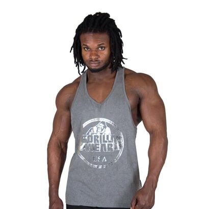 Gorilla Wear Mill Valley Tank Top Grey, M