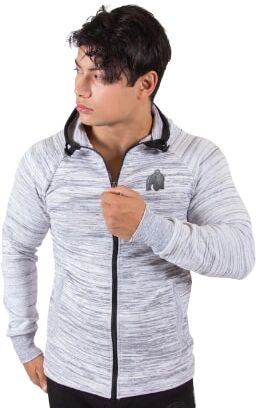 Gorilla Wear Keno Zipped Hoodie White/black, S