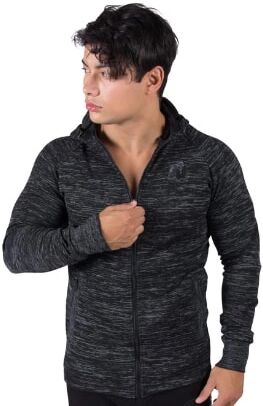 Gorilla Wear Keno Zipped Hoodie Black/grey, Xxxxxl