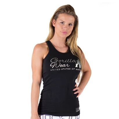 Gorilla Wear Florence Tank Top Black/silver, Xs