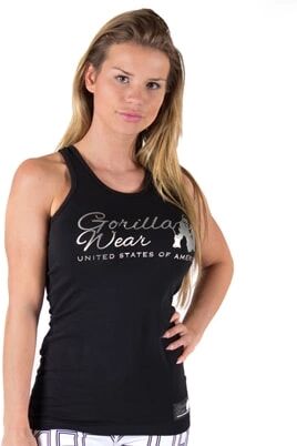 Gorilla Wear Florence Tank Top Black/silver, L