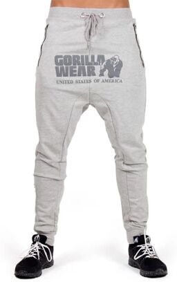 Gorilla Wear Alabama Drop Crotch Joggers Grey, L