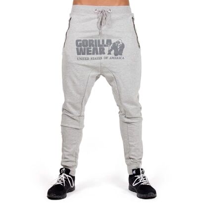 Gorilla Wear Alabama Drop Crotch Joggers Grey, Xxl