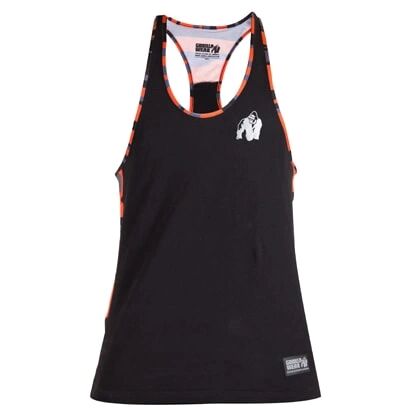 Gorilla Wear Sacramento Camo Mesh Tanktop Black/orange, Xxxxl