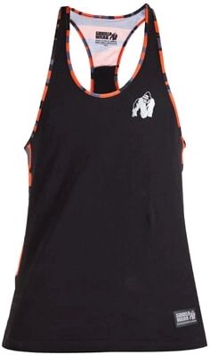 Gorilla Wear Sacramento Camo Mesh Tanktop Black/orange, L