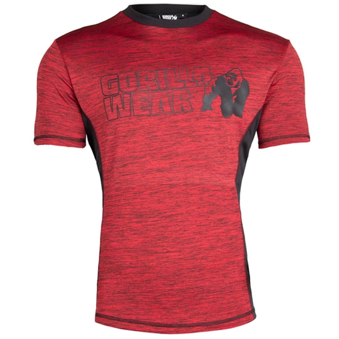 Gorilla Wear Austin T-shirt, Red & Black, Xxxxl