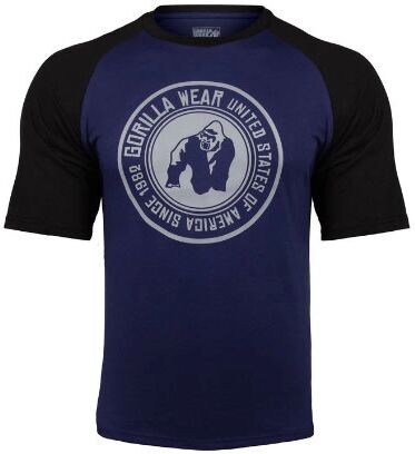 Gorilla Wear Texas T-shirt, Navy & Black, M