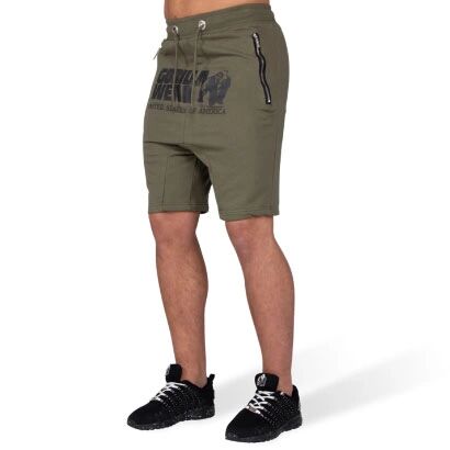 Gorilla Wear Alabama Drop Crotch Shorts, Army Green, S