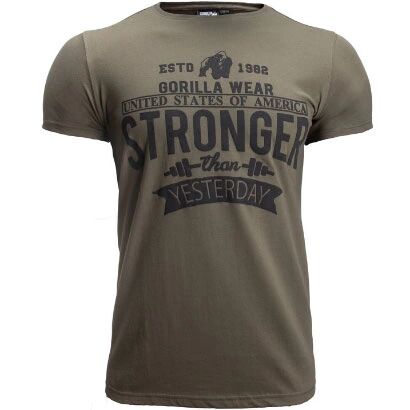 Gorilla Wear Hobbs T-shirt, Army Green, M