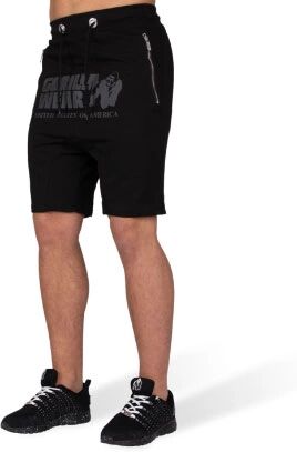 Gorilla Wear Alabama Drop Crotch Shorts, Black, Xxxl