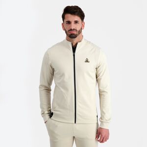 Le coq sportif Sweat zippé Homme Marron XL - Publicité