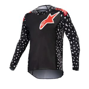 Alpinestars 2023 Racer North Jersey - Jeune Black/neon Red, Taille: XL - Publicité