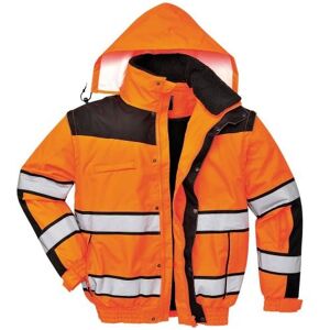 Portwest Mens High Visibility Classic All Weather Bomber Jacket (Pack of 2) - Publicité