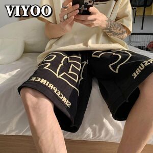 VIYOO Short de plage imprimé pour hommes, vêtements d'été, basket-ball, pantalons décontractés de rue, Streetwear, pantalons de survêtement Ropa Hombre - Publicité