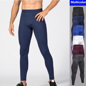 Pantalons de sport pour hommes serrés Yoga course Jogging pantalons d entraînement séchage rapide vêtements de sport en plein air Leggings de basket-ball - Publicité