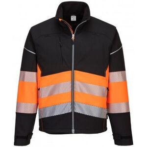 Portwest Mens PW3 Hi-Vis 3 Layer Class 1 Soft Shell Jacket - Publicité