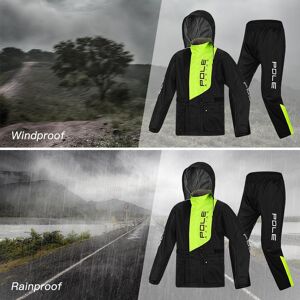 HA53LN Combinaison de pluie imperméable et respirante pour hommes, veste et pantalon, pour moto, golf, cyclisme - Publicité