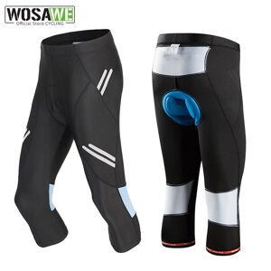 WOSAWE – short de cyclisme pour hommes, vêtements de sport d'équitation, pantalon 3/4 rembourré en Gel - Publicité