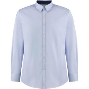Mens Premium Contrast Oxford Tailored Long-Sleeved Shirt