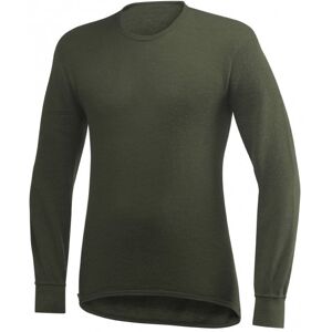 - Crewneck 200 - Haut à manches longues taille M, vert olive