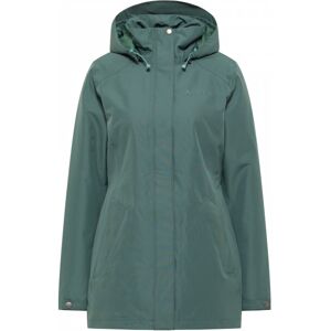 - Women's Jalama Coat - Manteau taille 36, vert olive/turquoise