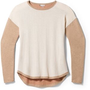 - Women's Shadow Pine Colorblock Sweater - Pull taille S, beige