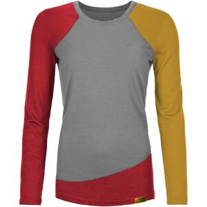 - Women's Woodwool Longsleeve Lady Phillippa - T-shirt en laine mérinos taille L;M;S;XL;XS, bleu/rouge;gris