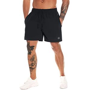 MOVEUP Short de Course Homme Séchage Rapide Sport Pantalon Court avec Poche Zippé Short Course à Pied Léger - Publicité