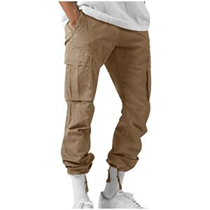 Generic Pantalon Homme Golf Track Long Sportswear Cargo Lange Baggy mit seitentaschen Camouflage Jeans Boulanger Large Survêtements Golf Chantier Extensible Regular Jogging Homme Kaki XL - Publicité