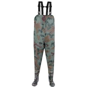 Generic Pantalon de pêche pour homme Imperméable En néoprène Pour l'extérieur Salopette de travail Pantalon de travail Pantalon de pêche, Camouflage, 48 - Publicité