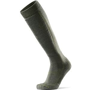 DANISH ENDURANCE Chaussettes de Ski en Laine Mérinos Thermorégulante, Renforcées, Homme Femme, Vert Olive, 39-42 - Publicité