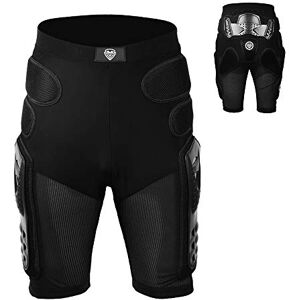 dsfen Protection de la Hanche Pantalon d'armure d'équitation Short de Protection pour Moto VTT vélo Ski Patinage Snowboard - Publicité