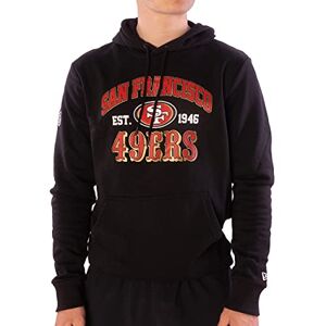 New Era Sweat à capuche NFL MBA MLB Sweat à capuche Football Basketball Baseball Édition limitée, San Francisco 49ers Black, S - Publicité