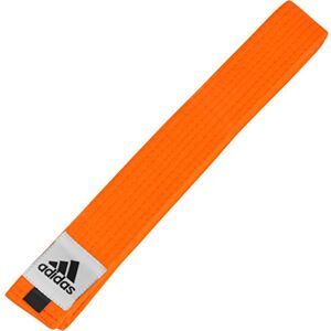 Adidas ADIB220D Ceinture pour kimono Modèle Club en piqué de coton, Orange - Publicité