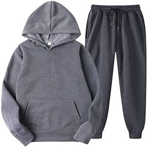 AYAZER Survêtements Homme, Ensemble Casual Sport Sweat à Zippé Veste à Manches Longues et Pantalon de Jogging Ensemble Jogging Pantalon Sport Homme survêtements Ensemble Sport Homme Blanc Gris XXL - Publicité