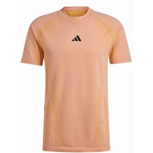 T-shirt pour hommes Adidas Tennis Pro Seamless Aeroready Freelift T-Shirt - Rose rose XL male - Publicité