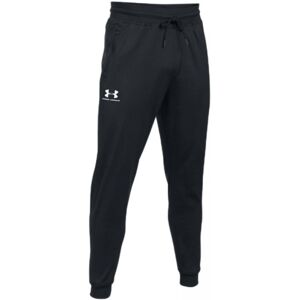 Pantalons de tennis pour hommes Under Armour Tricot Jogger M - black/white noir S male - Publicité