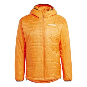 Veste imperméable à capuche adidas Terrex Xperior Varilite Primaloft Orange - Publicité