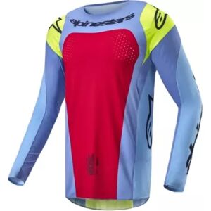 Maillot Cross Alpinestars Techstar Ocuri Rouge Bleu Jaune - Publicité