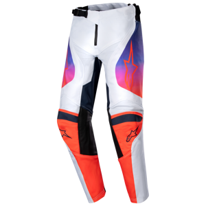 Alpinestars Pantalon Cross Enfant Alpinestars Racer Hoen Gris Clair-Hot Orange-Noir -