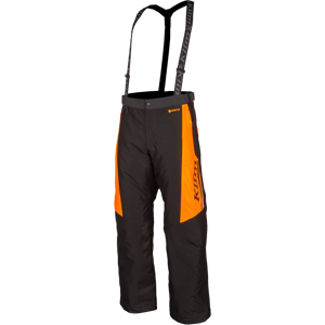 Pantalon de Ski Klim Kaos Noir-Strike Orange -