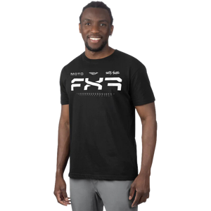 FXR T-Shirt FXR Premium Noir-Blanc -