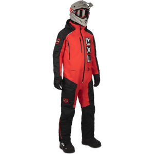 FXR Combinaison Isolée FXR Recruit F.A.S.T. Noir-Rouge -