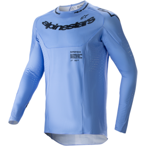 Alpinestars Maillot Cross Alpinestars Supertech Dade Bleu clair -